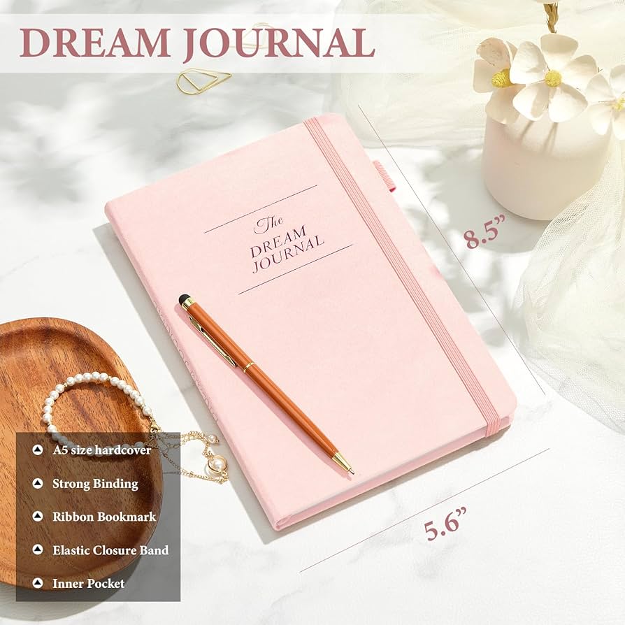 Amazon.com : JUBTIC Dream Journal – Hardcover Dream Notebook